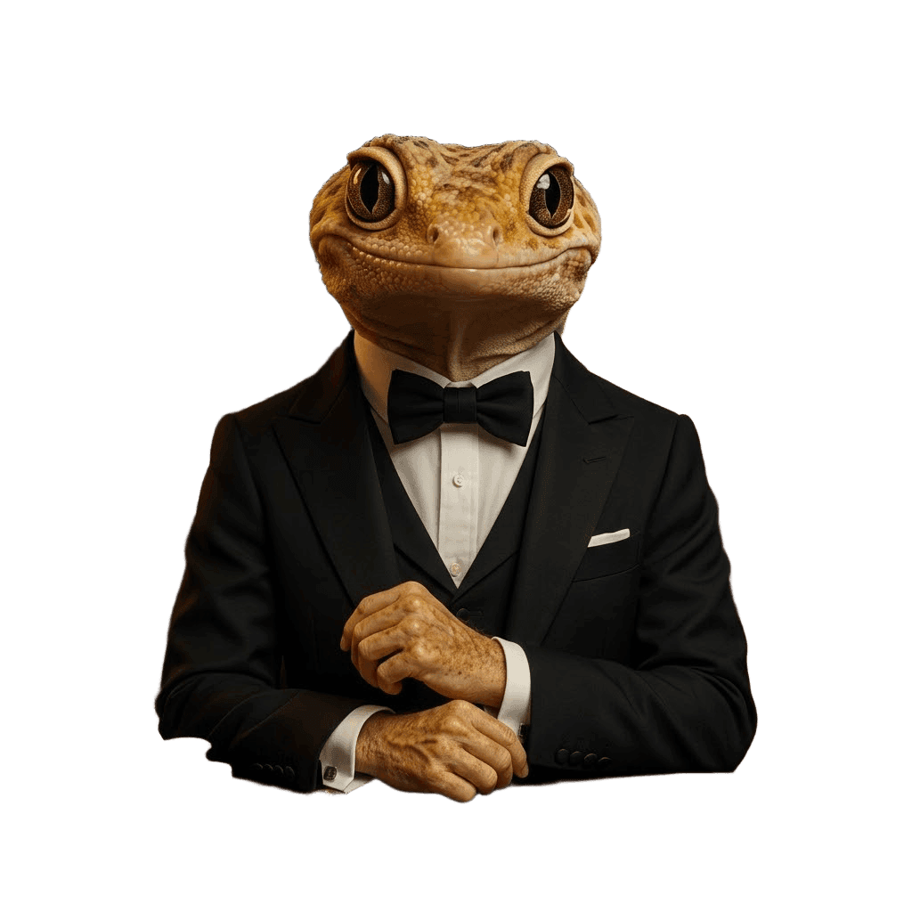 LEGEND - Distinguished gentleman frog in tuxedo